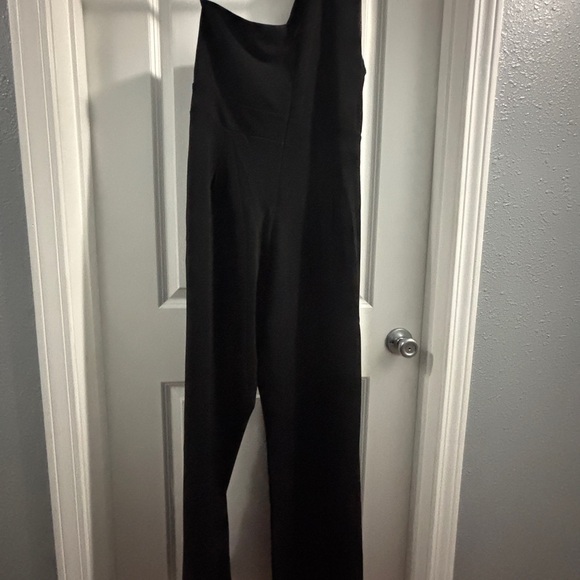 Fashion Nova Black Belted Jumpsuit - Picture 5 of 6